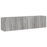 TV Cabinets Wall-mounted 2 pcs Grey Sonoma 80x30x41 cm 836963