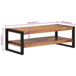 ZNTS Coffee Table 120x55x40 cm Solid Wood Acacia 352307