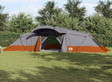 Family Tent with Roof Grey and Orange 721 x 335 x 212 cm 4100672