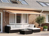 Awning Replacement Fabric Multicolour 400 x 200 cm Polyester 3444292