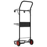 Saddle Trolley Foldable Black Steel 172502