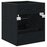 Sink cabinet Black Oak 38.5 x 41 x 48 cm Engineered Wood 880452
