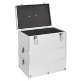 Make-up Case 37x24x40 cm Silver Aluminium 91839
