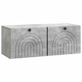 Wall-Mounted TV Cabinet Concrete Grey 78.5 x 31 x 30 cm 898208