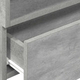 Wall-mounted Bedside Cabinets 2 pcs Concrete Grey 45x26x28.5 cm 858603