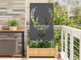 Garden Privacy Screen Anthracite 50 x 140 cm Cold-rolled steel 876331