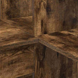 Corner Desk Smoked Oak 101.5 x 149.5 x 149.5 cm Engineered Wood 3337245