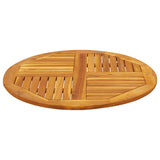 Table Top 80x2.2 cm Round Solid Wood Acacia 4004250