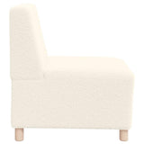 Modular Sofa Unit Armless 2 pcs Cream 55 x 74 x 82 cm 3399784