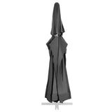 Replacement Fabric for Outdoor Parasol Anthracite 610 cm 312548