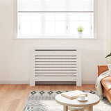 Radiator Cover White 112x19x81.5 cm MDF 284320