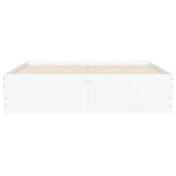 ZNTS Bed Frame with Drawers without Mattress White 120x200 cm 3207280