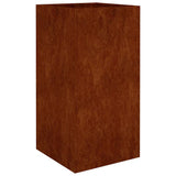 Planter 40x40x80 cm Corten Steel 824524