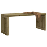 Garden Bench Extendable 212.5x40.5x45 cm Impregnated Wood Pine 832529