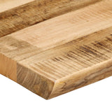 Table Top Live Edge 110x60x2.5 cm Solid Wood Rough Mango 370671