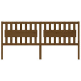 Bed Headboard Honey Brown 205.5x4x100 cm Solid Wood Pine 818593