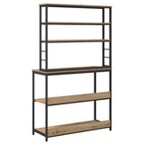 Kitchen Shelf Artisan Oak 100 x 40 x 168 cm Engineered Wood 883897