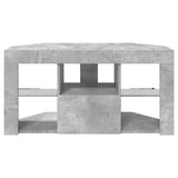 Corner LED TV Cabinet Concrete Grey 100 x 40 x 50 cm 889798