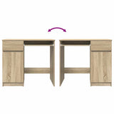 Desk Sonoma Oak 86x49x76 cm Engineered Wood 861825