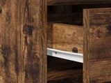 Sideboard Smoked Oak 40 x 40.5 x 75 cm Engineered wood 865068