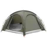Trekking Tent with Rainfly Water-Resistant 3-Person Army Green 42042221