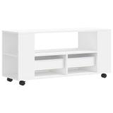 TV Cabinet White 102x34.5x43 cm Engineered Wood 833742