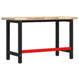 Workbench 140x60x83 cm Solid Wood Acacia Rectangular 3309673