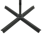 Cantilever Garden Parasol Anthracite Polyester fabric, aluminium pole 312322