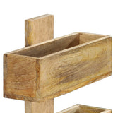 Magazine Wall Rack 30x11x72 cm Solid Mango Wood 286466
