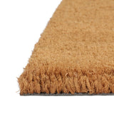 Door Mat Natural Half Round 60x90 cm Tufted Coir 155603