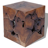 ZNTS Stool Solid Teak Wood 243472