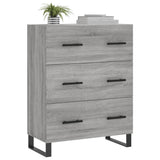 Sideboard Grey Sonoma 69.5x34x90 cm Engineered Wood 827882