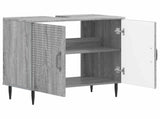Bathroom Sink Cabinet HAARLEM Grey Sonoma 59.5 x 31.5x 59 cm 896791