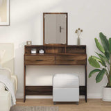 Dressing Table Brown Oak 100 x 41 x 140 cm Engineered Wood 865151