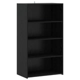 Highboard Black Oak 70 x 41 x 124 cm Engineered Wood 8015672