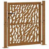 Garden Gate 100x100 cm Weathering Steel Trace Design 4100984