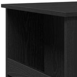 Bar Table with Storage Rack Black Oak 102x50x103.5 cm 862079