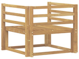 Outdoor Sofa Set Solid Acacia Wood White 3438958