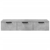 Wall Cabinet Concrete Grey 102x30x20 cm Engineered Wood 811407