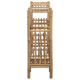 Shoe Rack with Shelf Natural 88 x 27 x 80 cm Bamboo 42028238