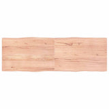 Table Top Light Brown 180x60xcm Treated Solid Wood Live Edge 363978
