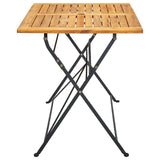 Folding Garden Table 120x70x74 cm Solid Acacia Wood 313159