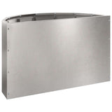 Planter Silver 60 x 30 x 35 cm Stainless Steel 883700