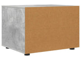 Storage Cabinet 60 x 48 x 57 cm Engineered Wood Concrete Grey 888830