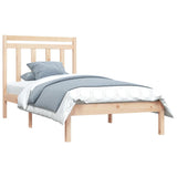 Bed Frame without Mattress 90x190 cm Single Solid Wood 3105215