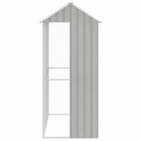 Bird Cage with Storage Grey 215 x 110 x 247 cm Galvanised Steel 3325173