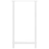 Bar Table Legs White 2 pcs 60x cm Steel 4013357