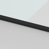 Sliding Door with Hardware Set Black 102.5x205 cm Tempered Glass 3375971