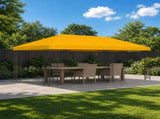 Gazebo Canopy Cover 6 x 3 m Yellow Polyester 190 900405