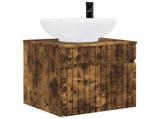 Wall-mounted Sink Vanity Smoked Oak 49 x 44.5 x 66.5 cm 890607